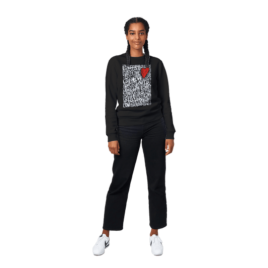 The Love - Organic Unisex Crewneck Sweatshirt apparel
