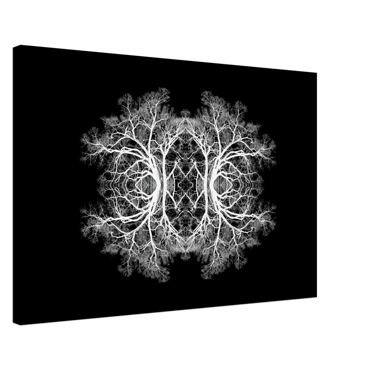 The Tree Of Life - Abstract Art Print (Black Edition) Print Material