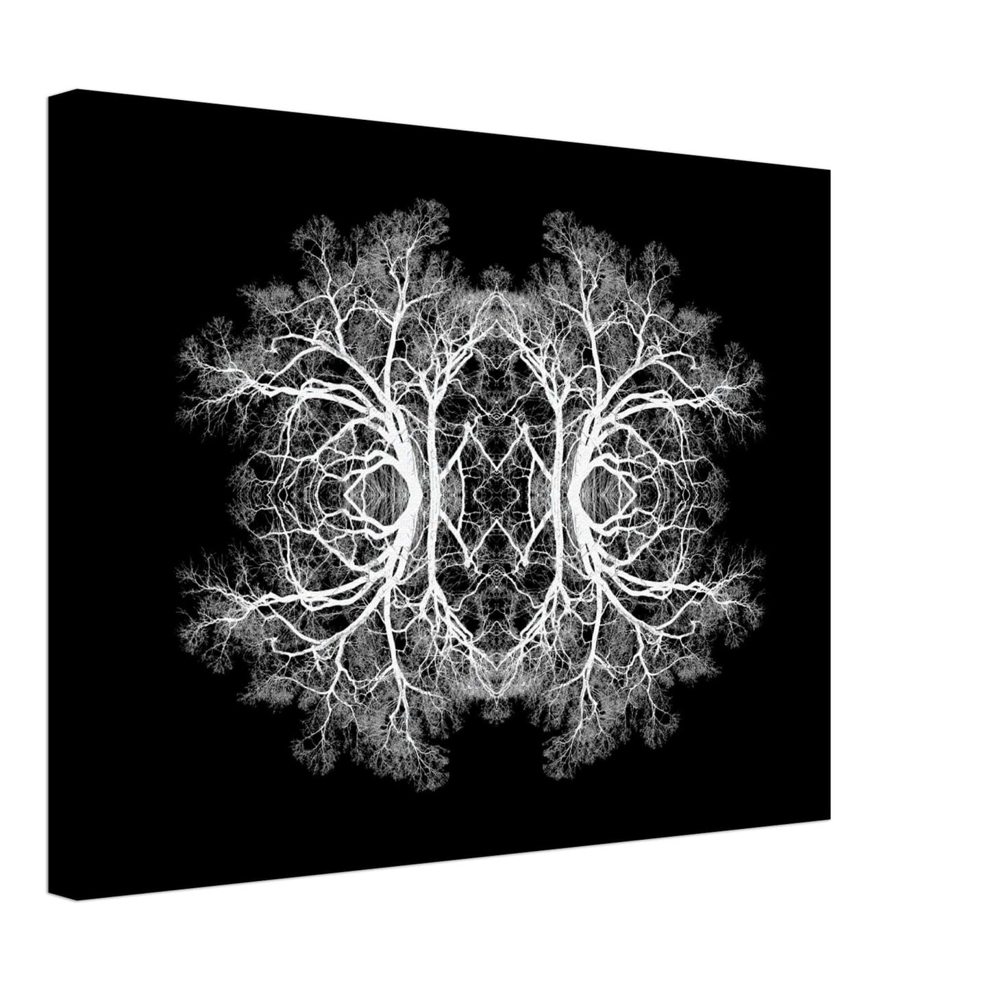 The Tree Of Life - Abstract Art Print (Black Edition) Print Material 45x60 cm / 18x24″ / Canvas