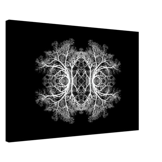 The Tree Of Life - Abstract Art Print (Black Edition) Print Material 60x90 cm / 24x36″ / Canvas