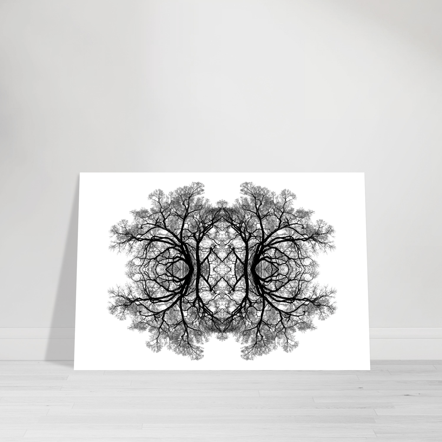 The Tree Of Life - Abstract Art Print (White Edition) Print Material