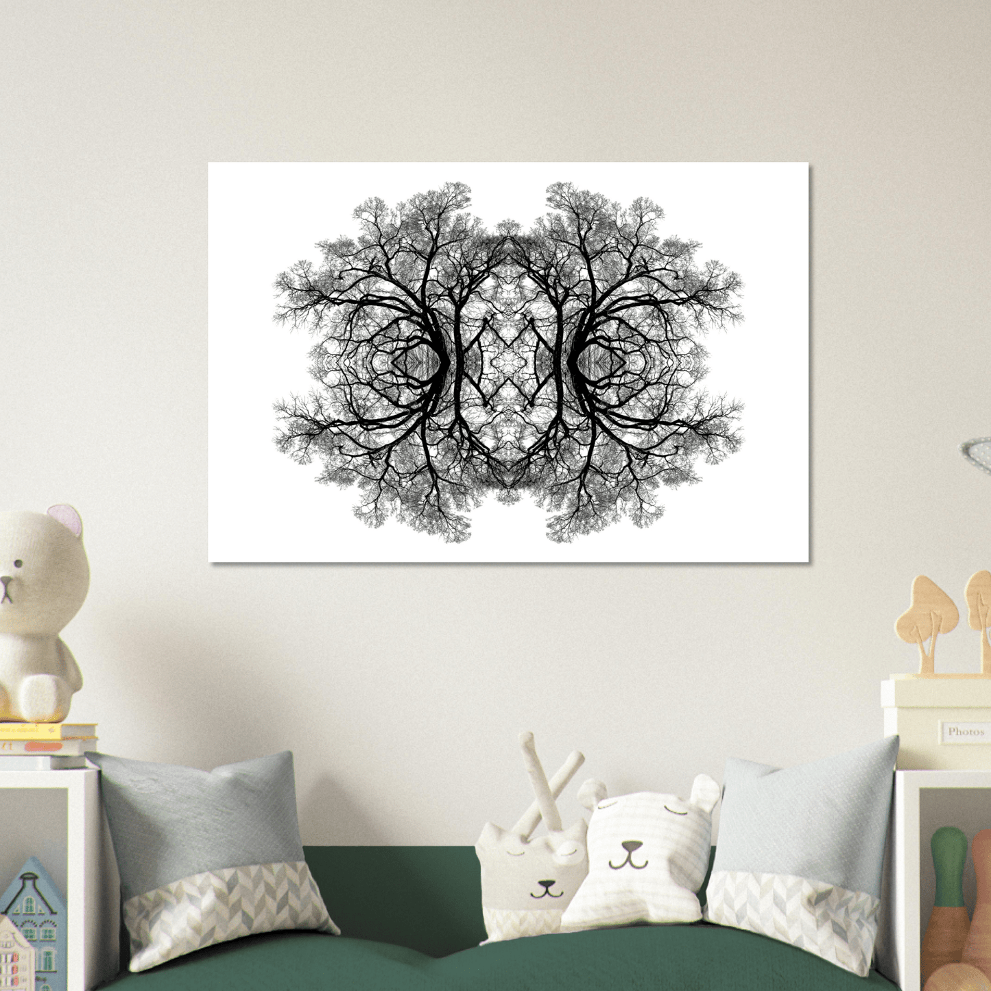 The Tree Of Life - Abstract Art Print (White Edition) Print Material