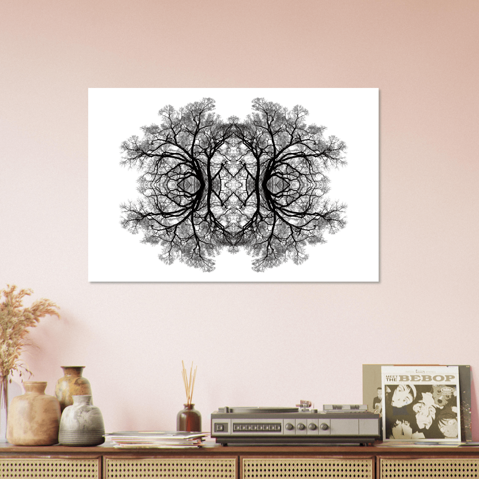 The Tree Of Life - Abstract Art Print (White Edition) Print Material