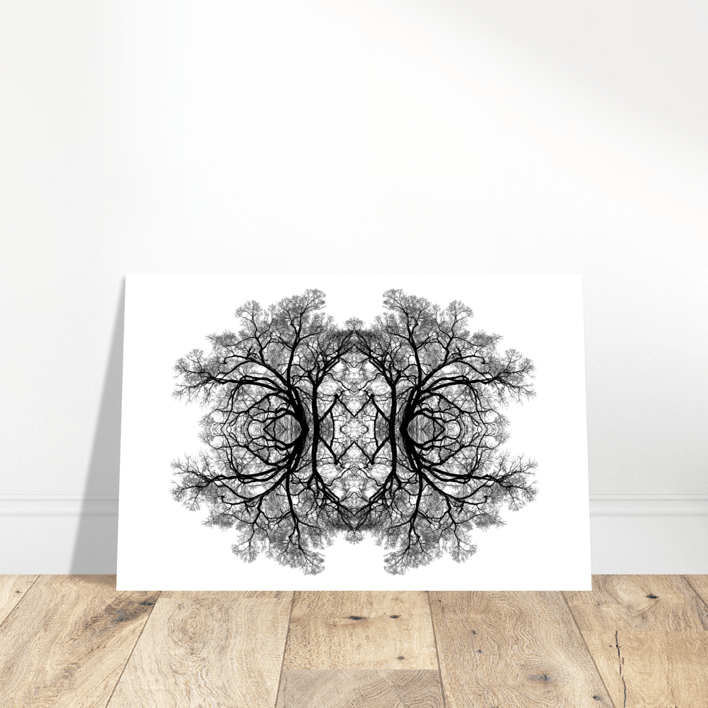 The Tree Of Life - Abstract Art Print (White Edition) Print Material