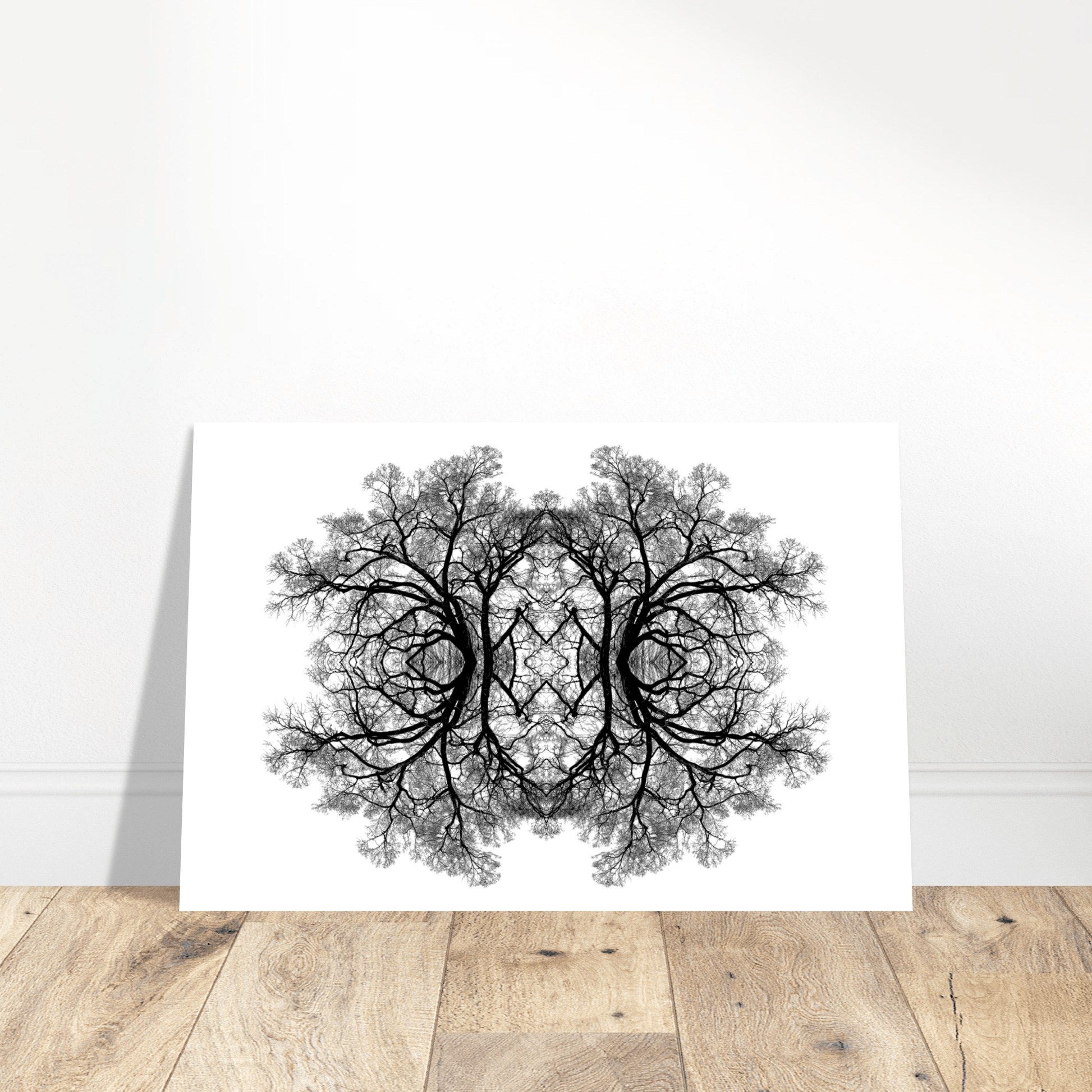 The Tree Of Life - Abstract Art Print (White Edition) Print Material