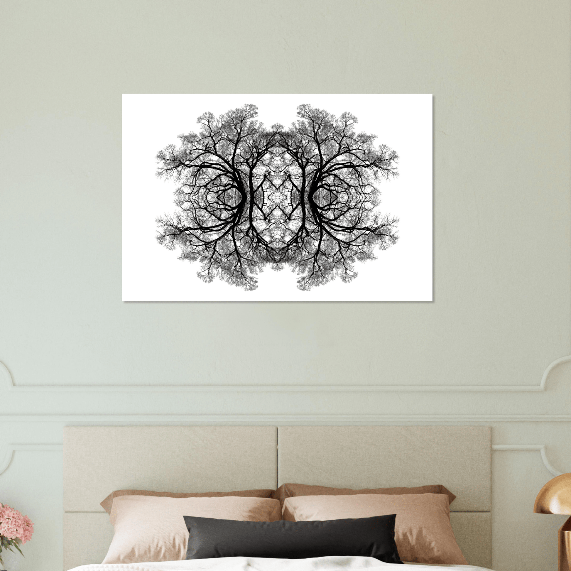 The Tree Of Life - Abstract Art Print (White Edition) Print Material