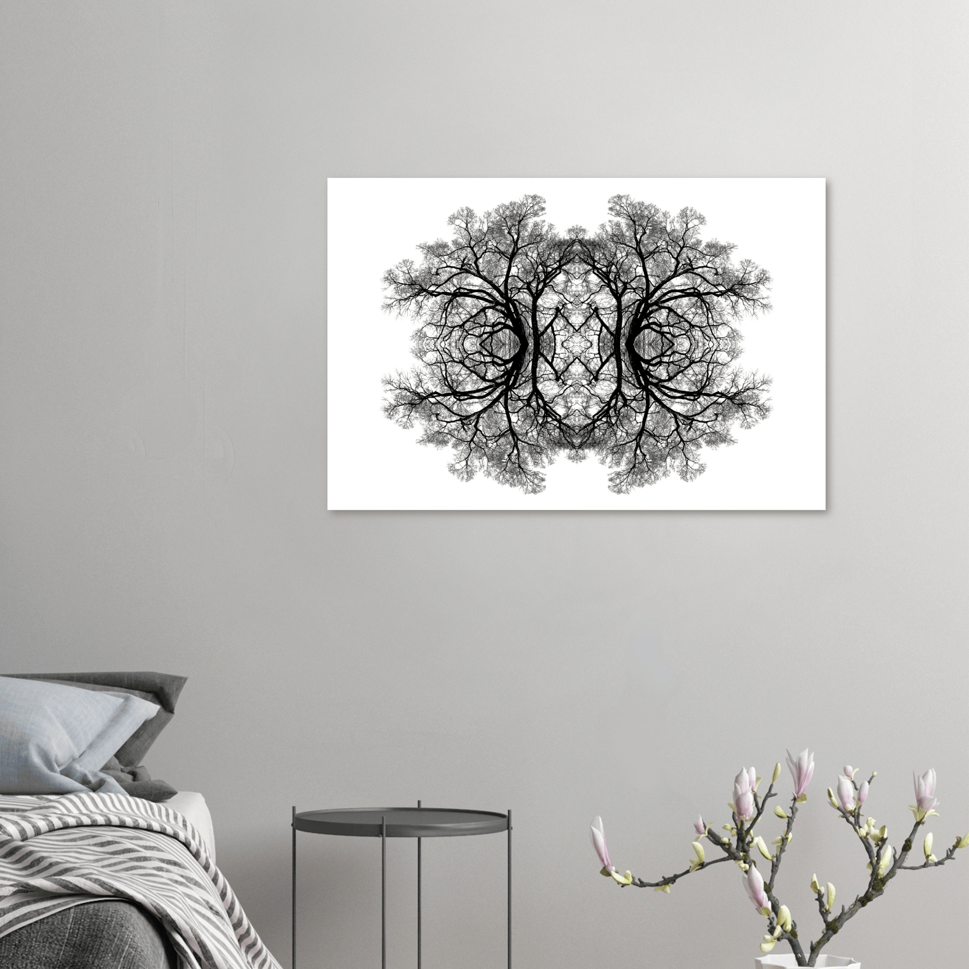 The Tree Of Life - Abstract Art Print (White Edition) Print Material
