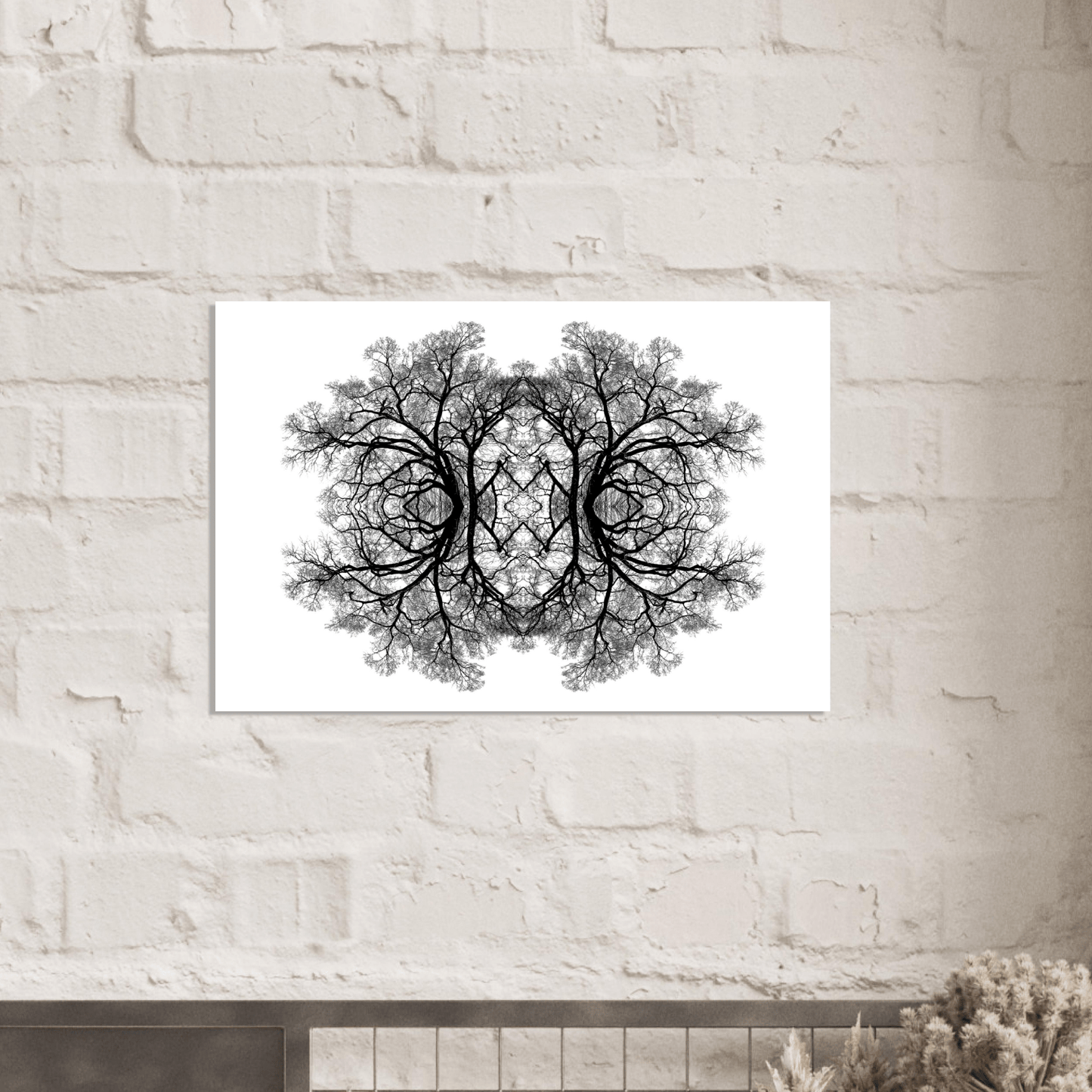 The Tree Of Life - Abstract Art Print (White Edition) Print Material