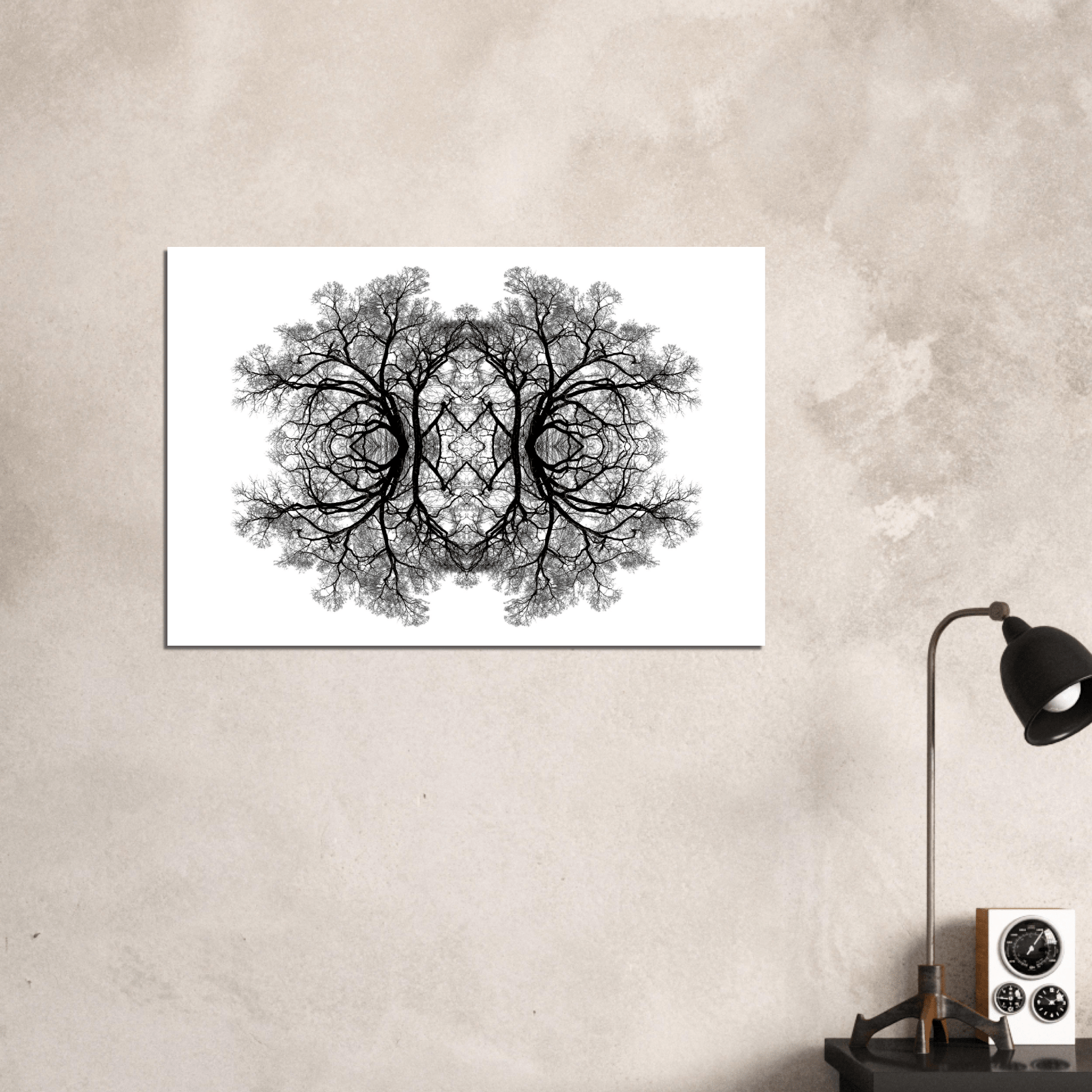 The Tree Of Life - Abstract Art Print (White Edition) Print Material