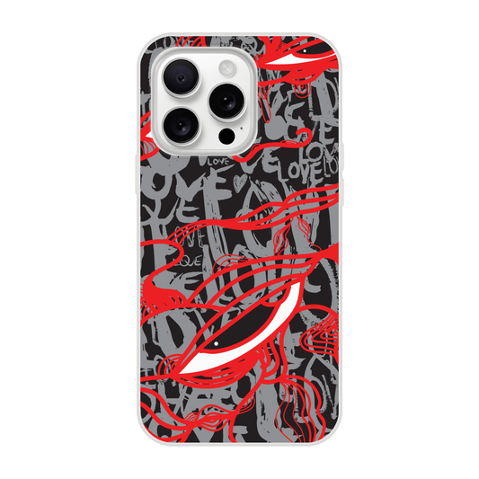 Abstract Love - Flexi iPhone Case Phone case iPhone 16 Pro Max