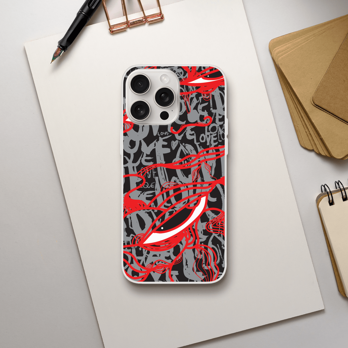 Abstract Love - Flexi Phone Case Phone case