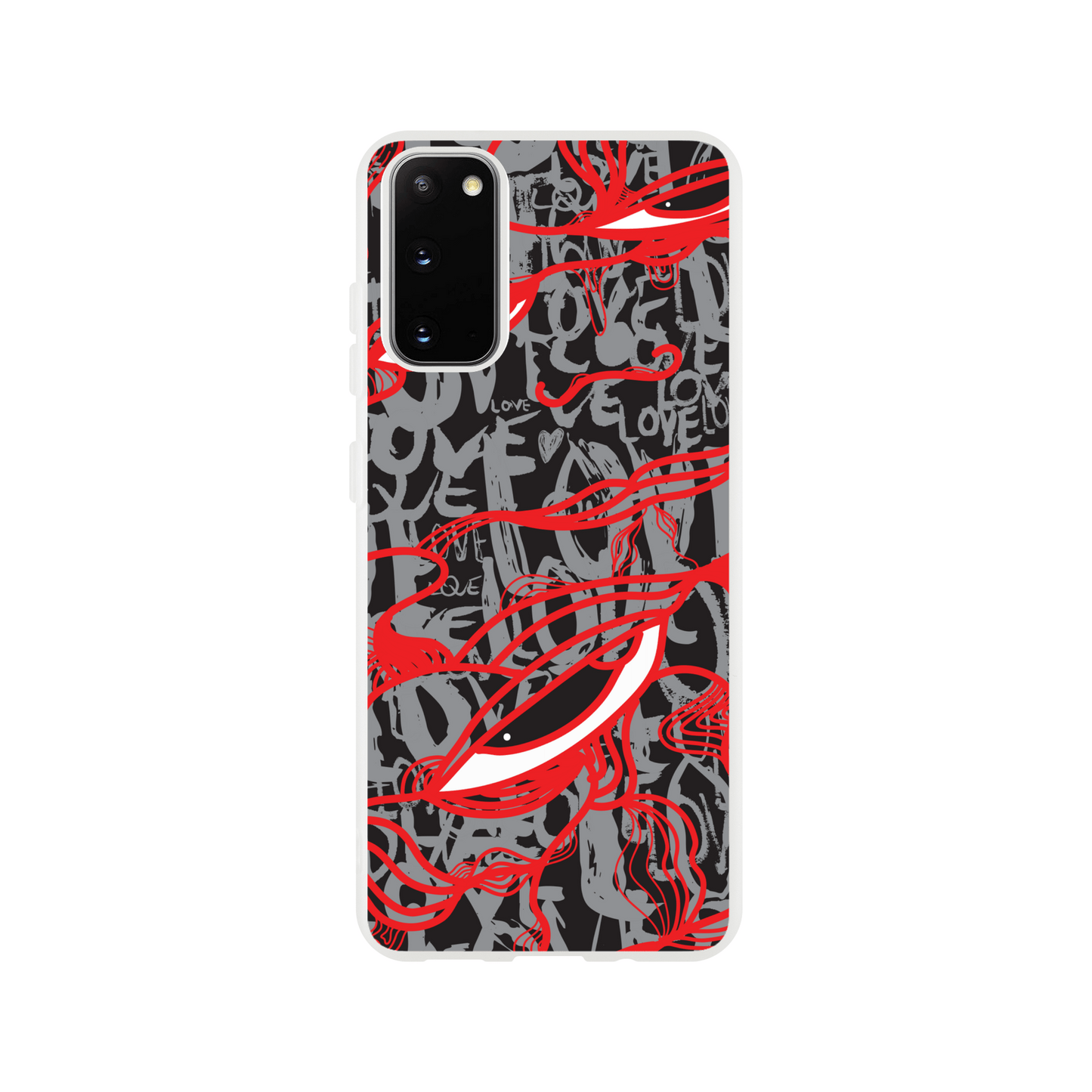 Abstract Love - Flexi Phone Case Phone case Galaxy S20