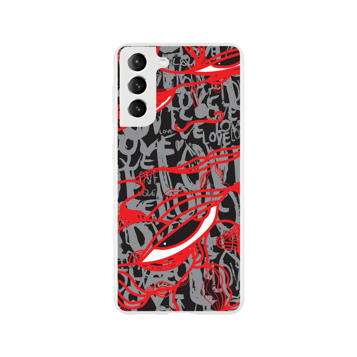 Abstract Love - Flexi Phone Case Phone case Galaxy S21