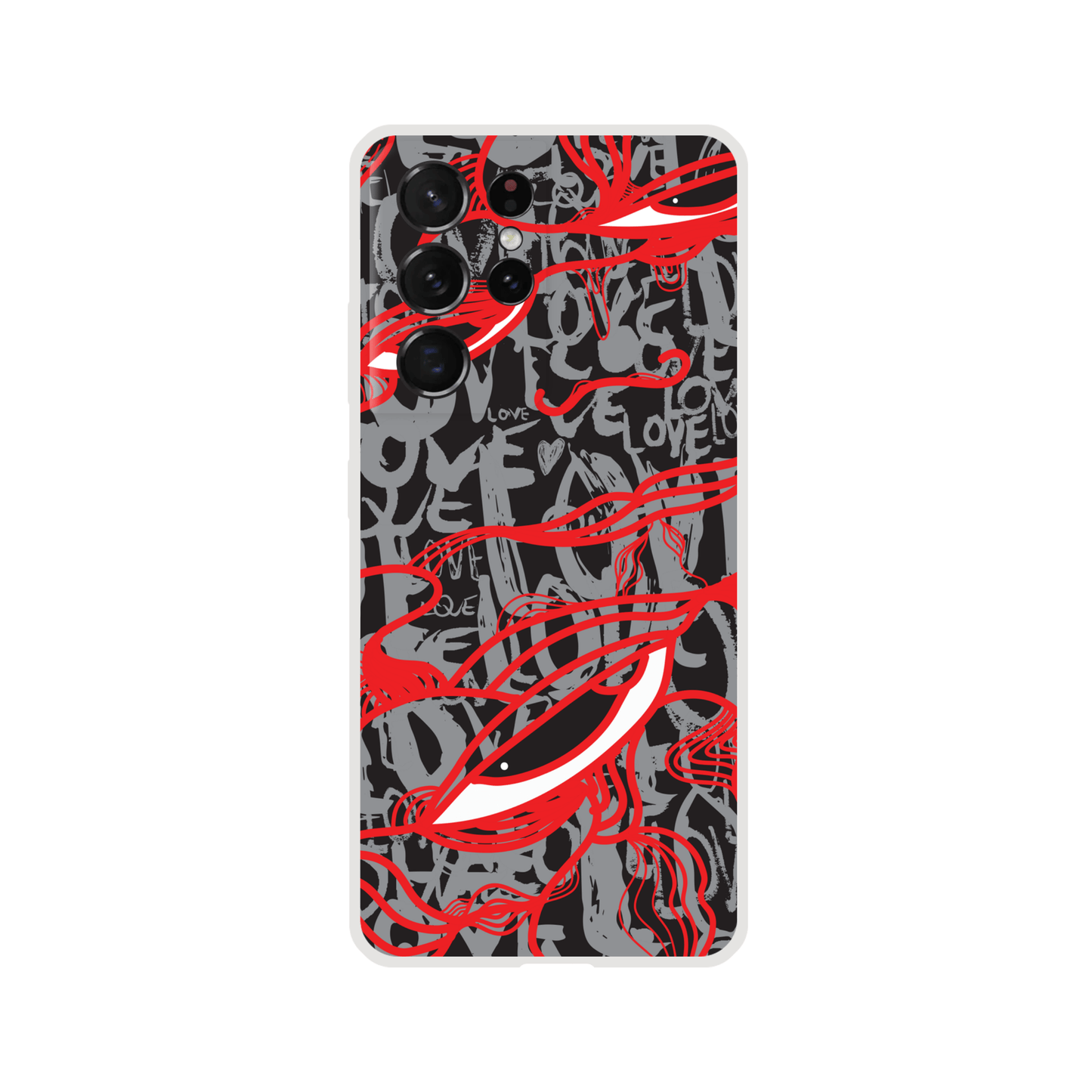 Abstract Love - Flexi Phone Case Phone case Galaxy S21 Ultra