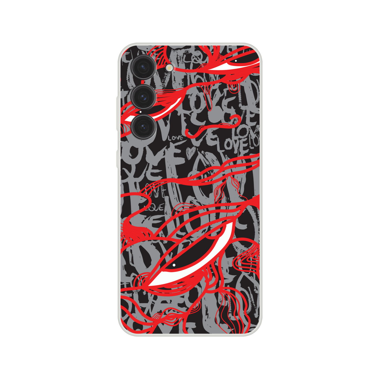 Abstract Love - Flexi Phone Case Phone case Galaxy S23 Plus