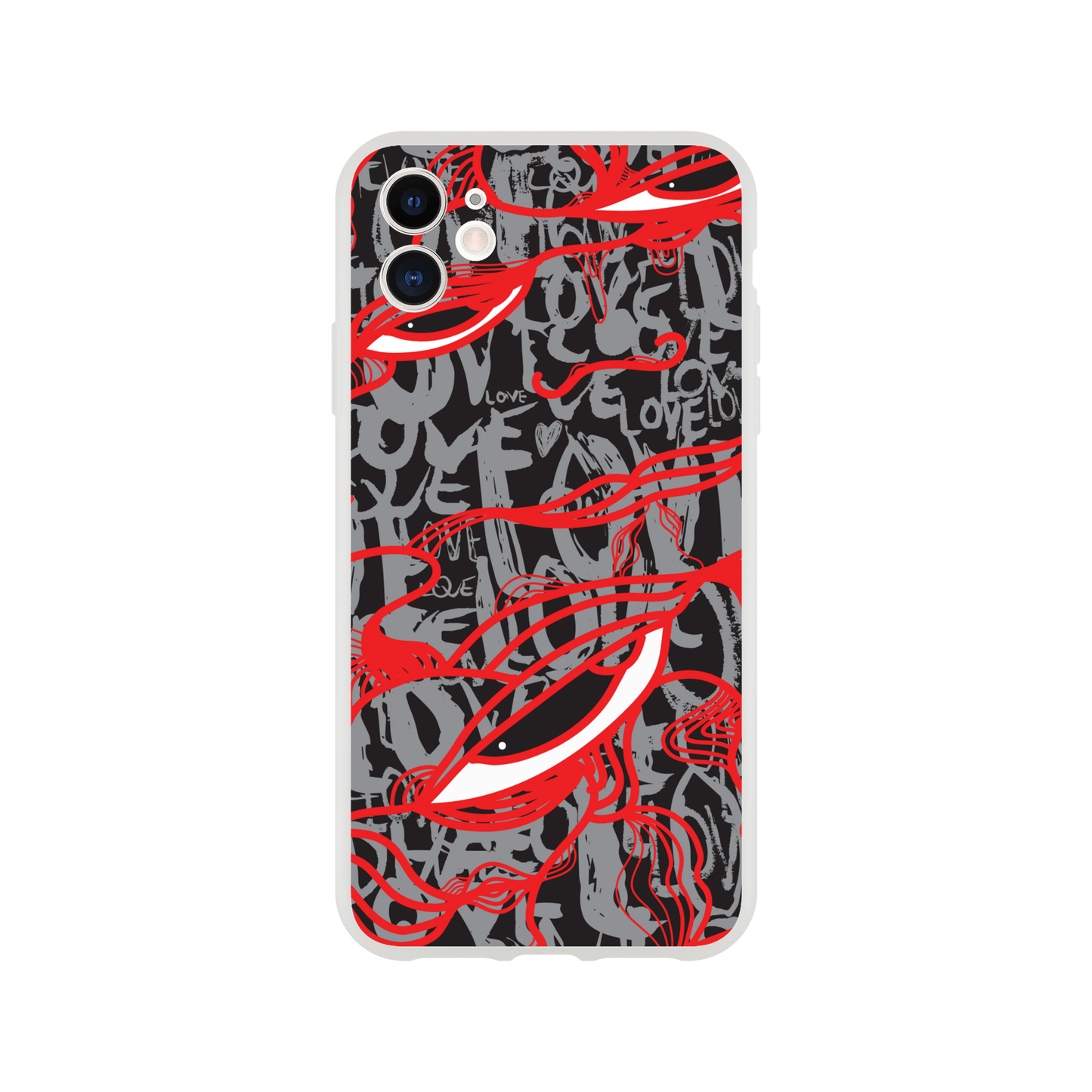 Abstract Love - Flexi Phone Case Phone case iPhone 11