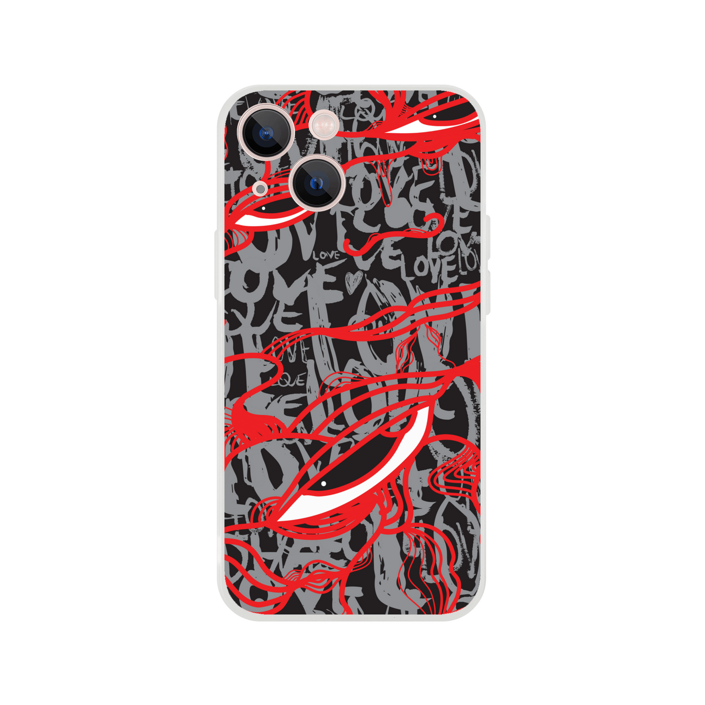 Abstract Love - Flexi Phone Case Phone case iPhone 13 Mini