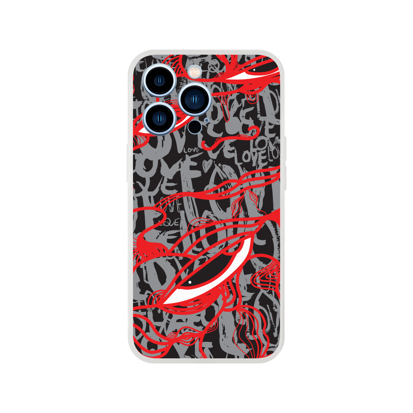 Abstract Love - Flexi Phone Case Phone case iPhone 13 Pro