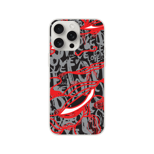 Abstract Love - Flexi Phone Case Phone case iPhone 15 Pro Max