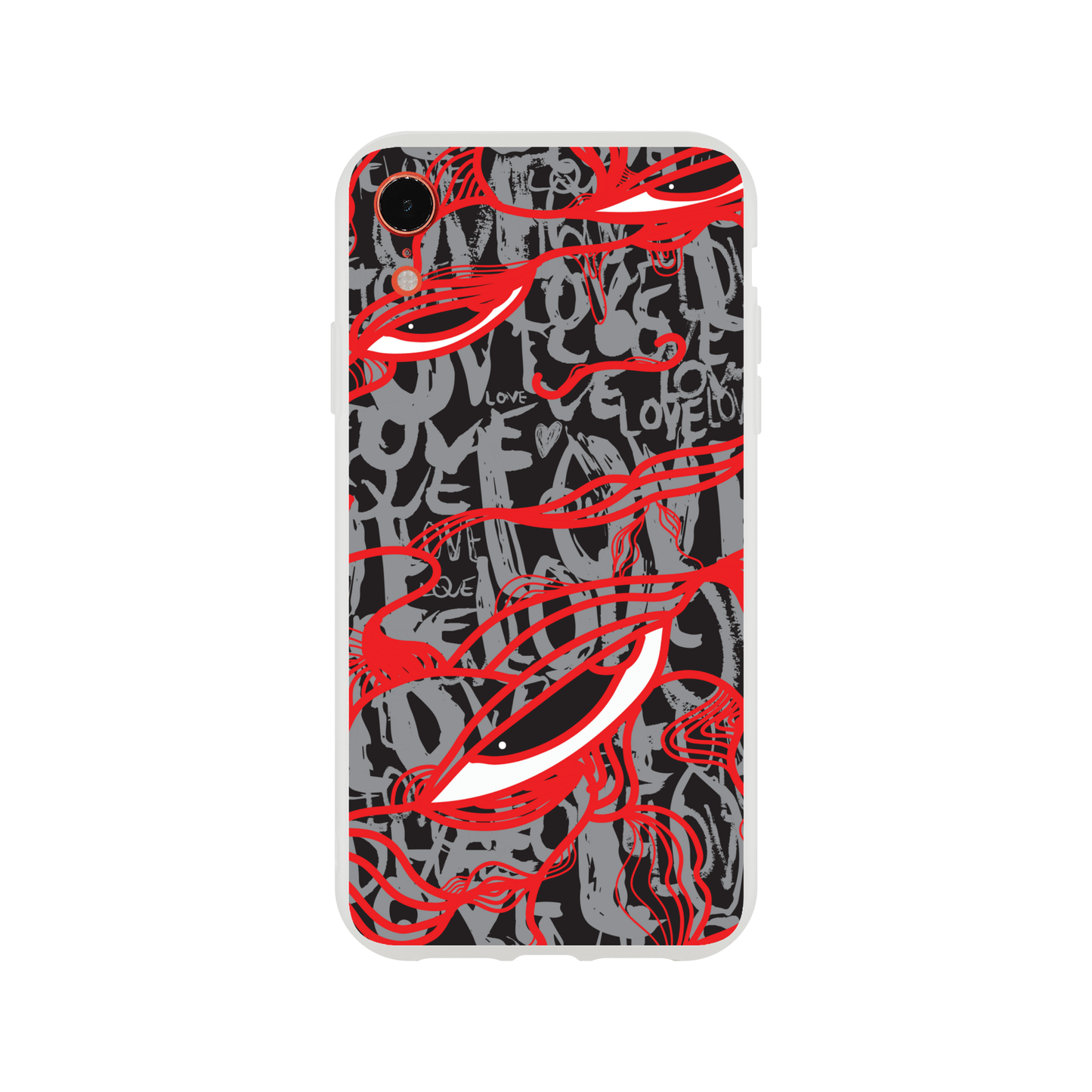 Abstract Love - Flexi Phone Case Phone case iPhone XR