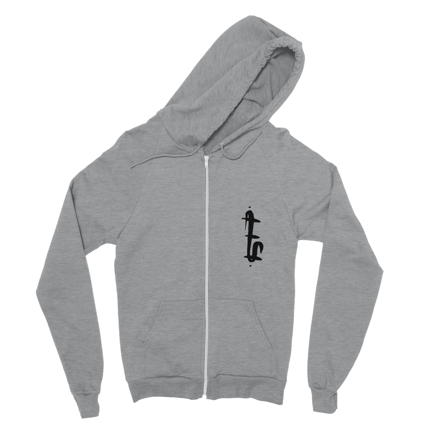 AdidA The Fallen Has A Posse - Classic Unisex Zip Hoodie apparel Sports Grey / S