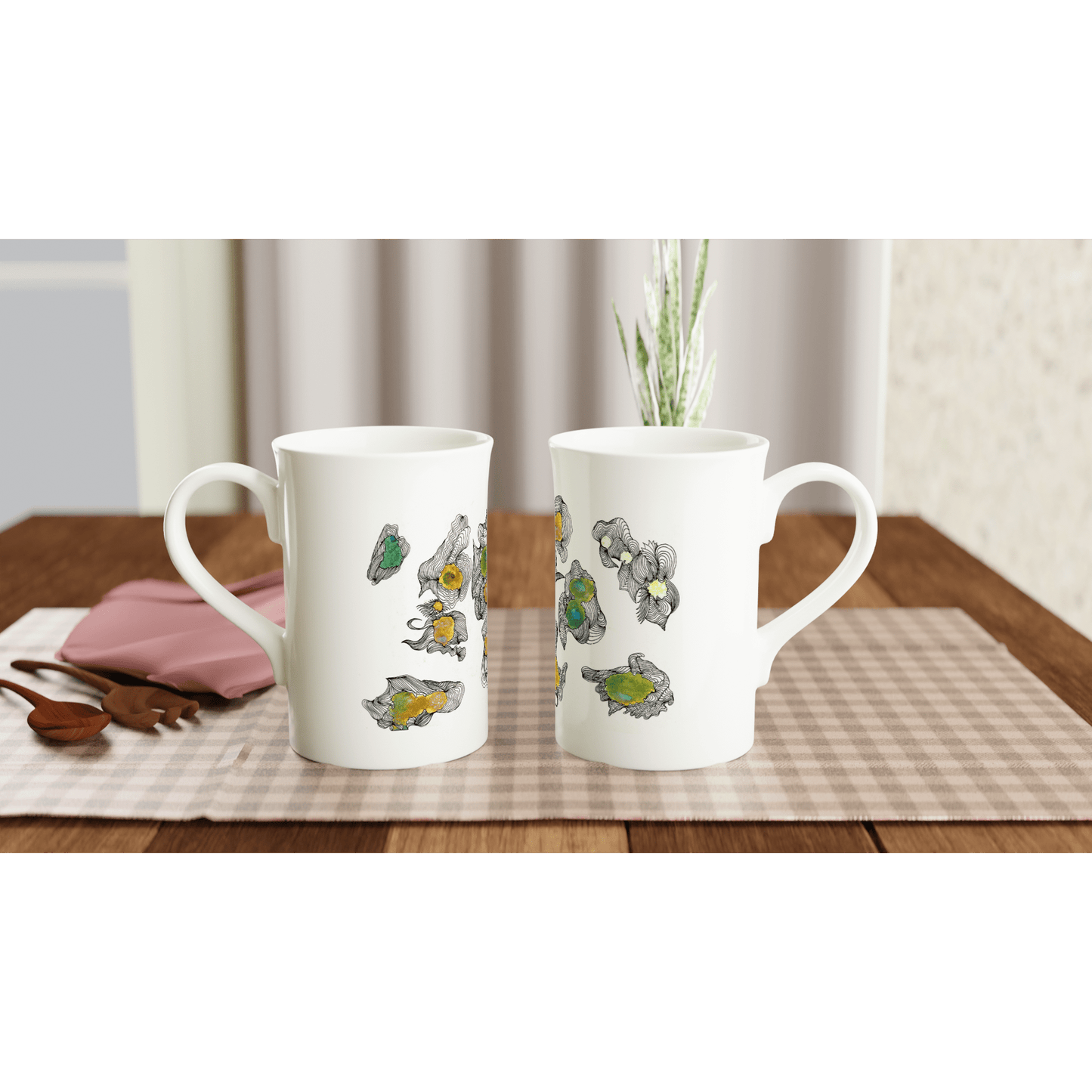 Aliens - 10oz Slim Porcelain Mug Mugs