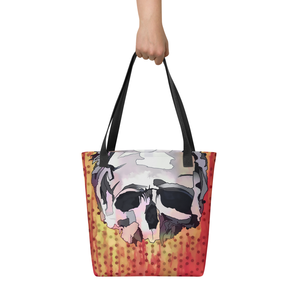 Fallen Skull – All Over Print Tote Bag