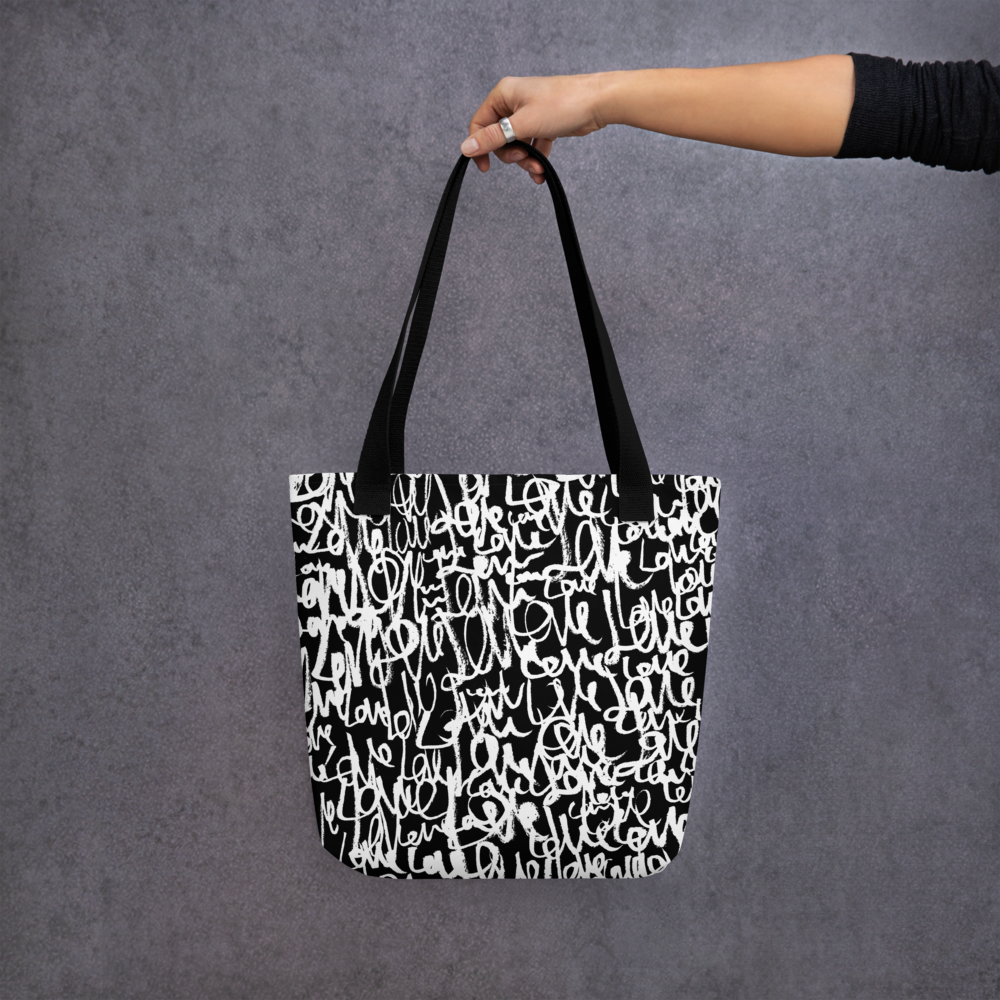 Love Letters All-Over Print Tote