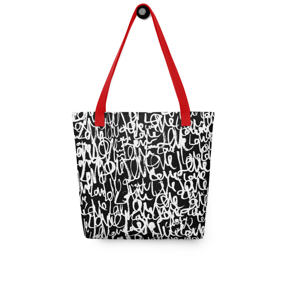 Love Letters All-Over Print Tote