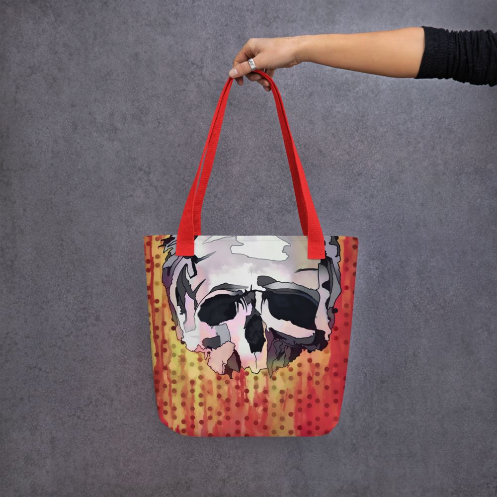 Fallen Skull – All Over Print Tote Bag