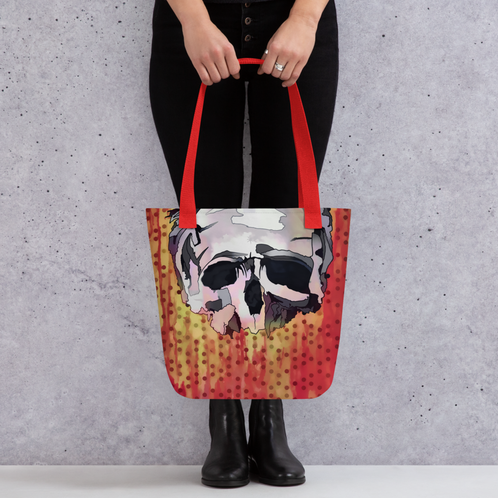 Fallen Skull – All Over Print Tote Bag