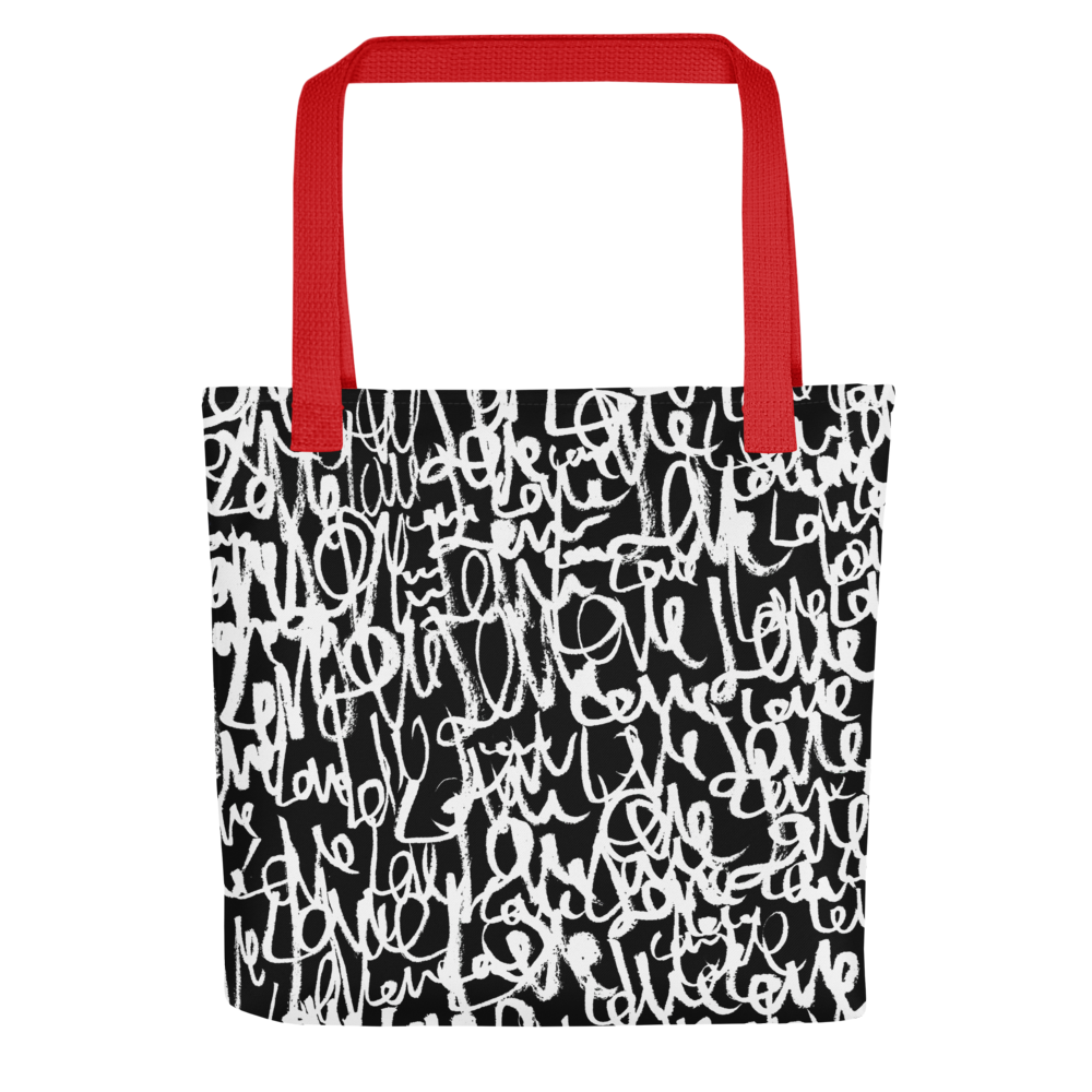 Love Letters All-Over Print Tote