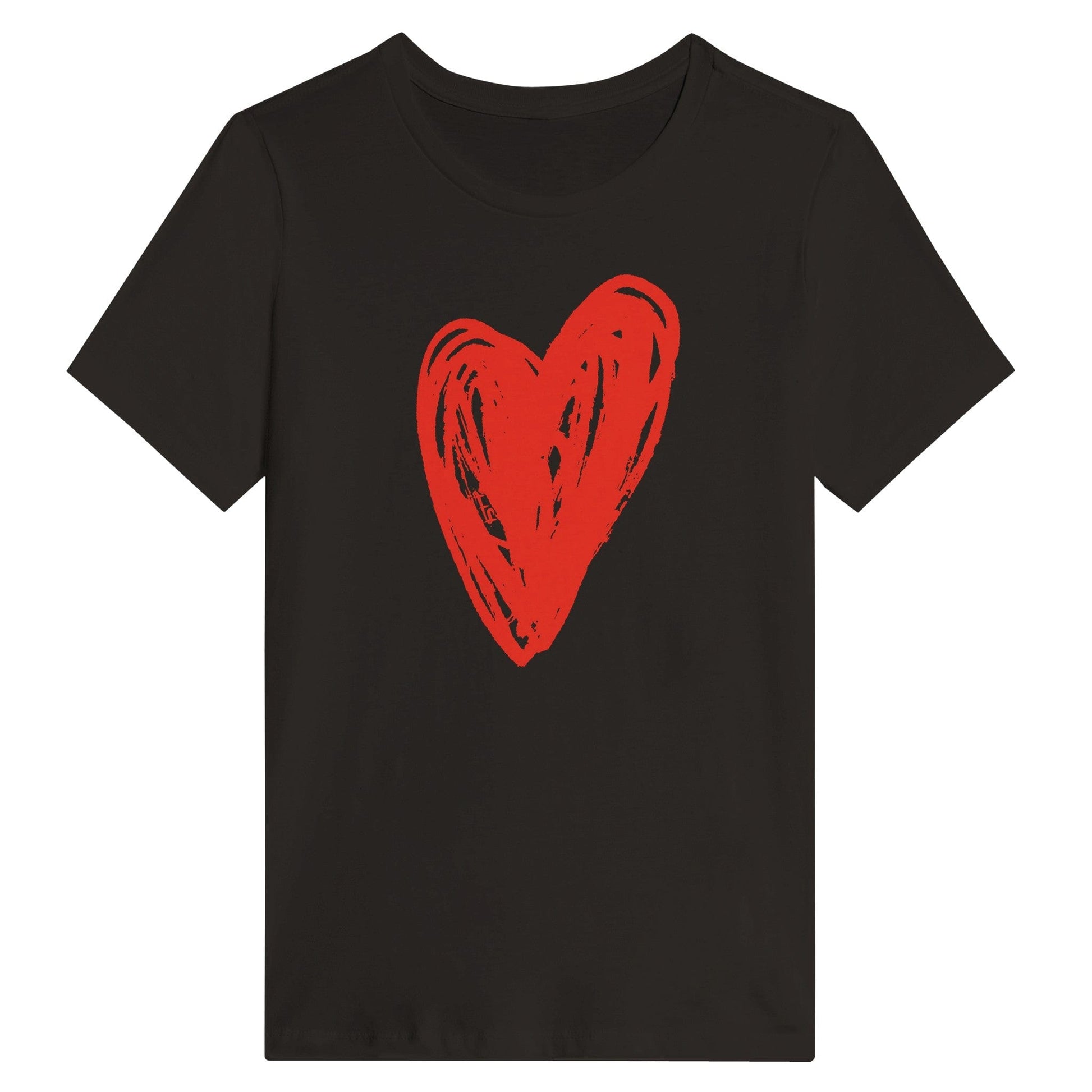 Big Red Heart - Women's Relaxed T-Shirt apparel