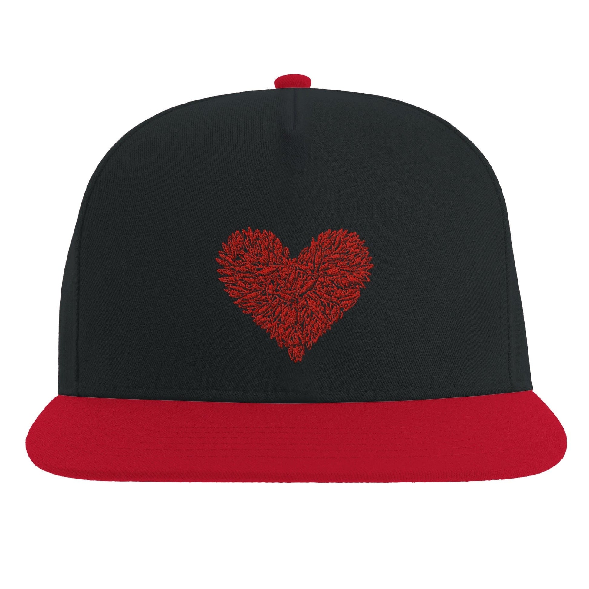 Eye Heart - Flat Bill Cap apparel Black/red