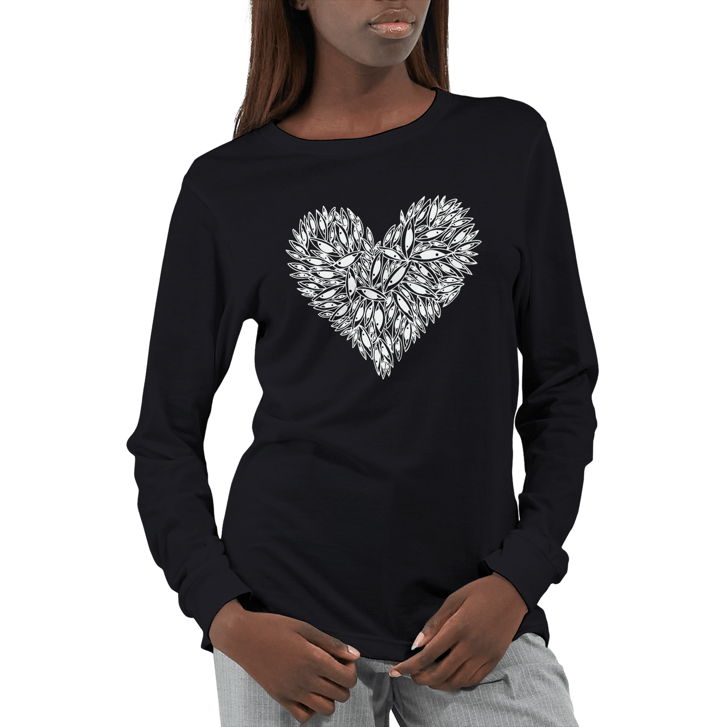 Eye Heart - Premium Unisex Longsleeve T-shirt apparel