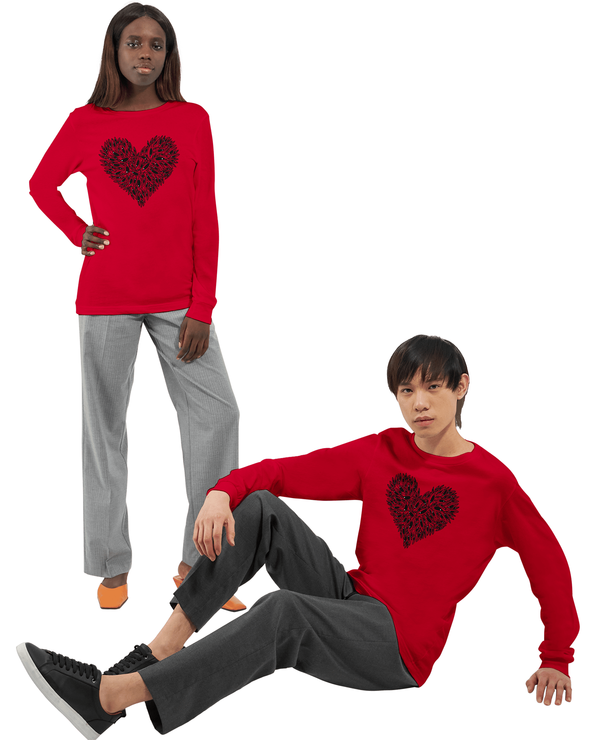 Eye Heart - Premium Unisex Longsleeve T-shirt apparel