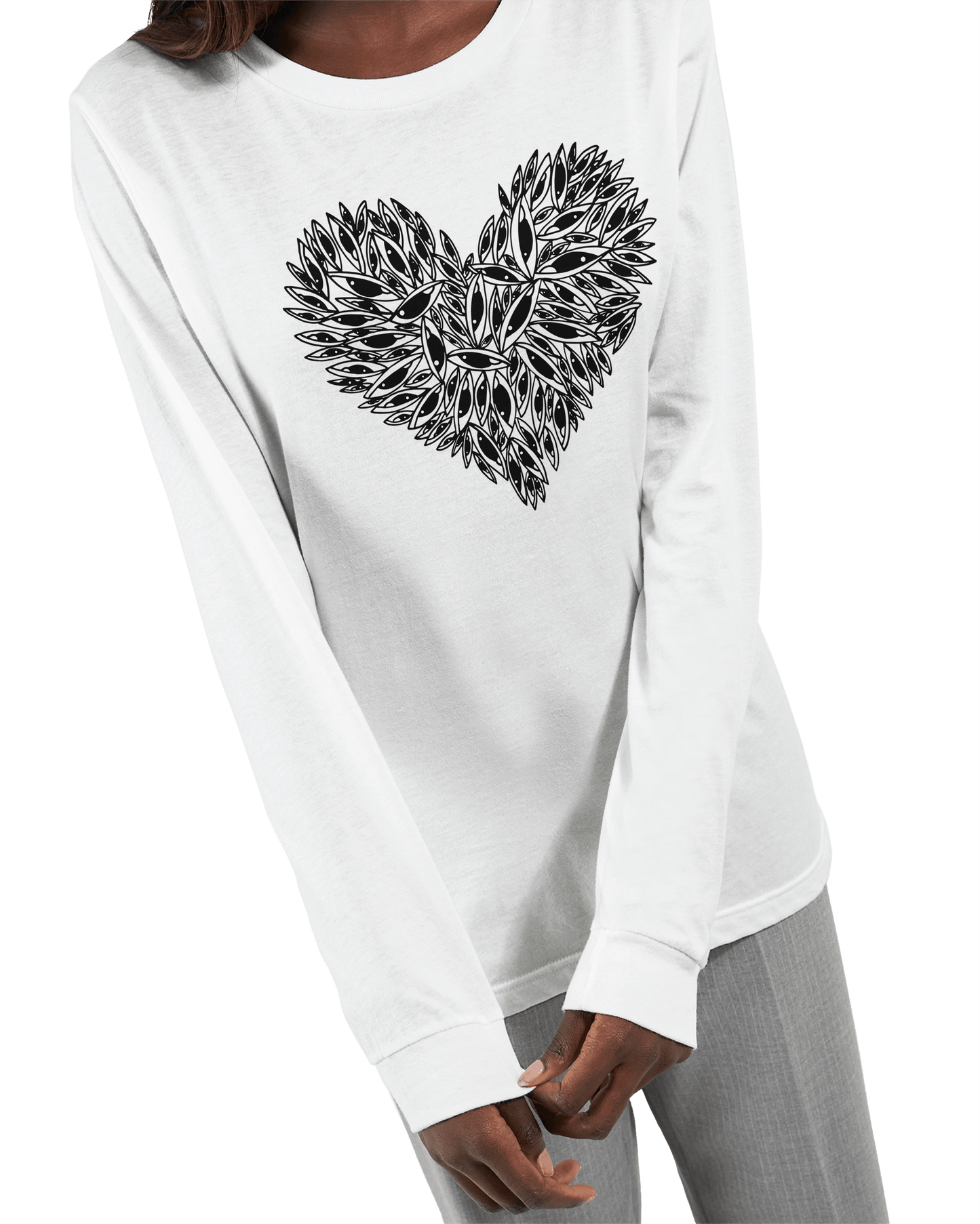 Eye Heart - Premium Unisex Longsleeve T-shirt apparel