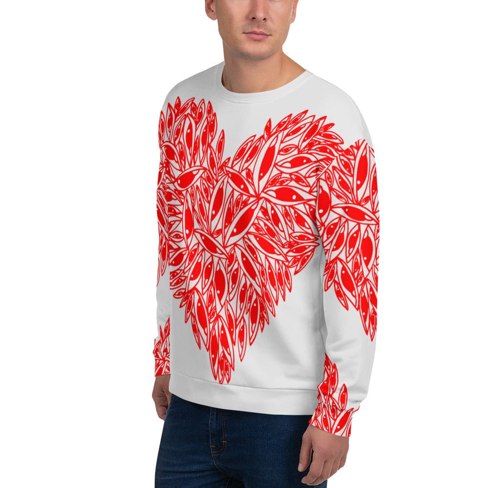 Eye Hearts - All over print Unisex Sweatshirt. apparel