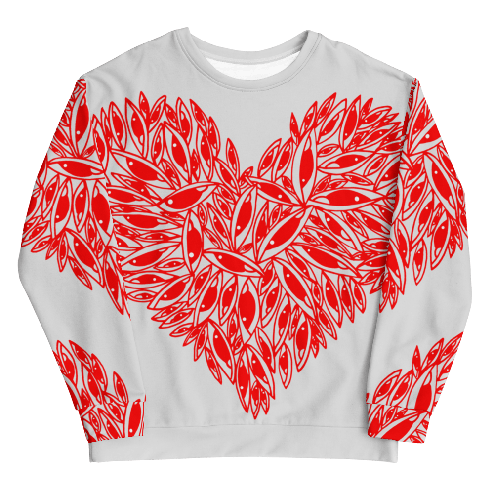 Eye Hearts - All over print Unisex Sweatshirt. apparel