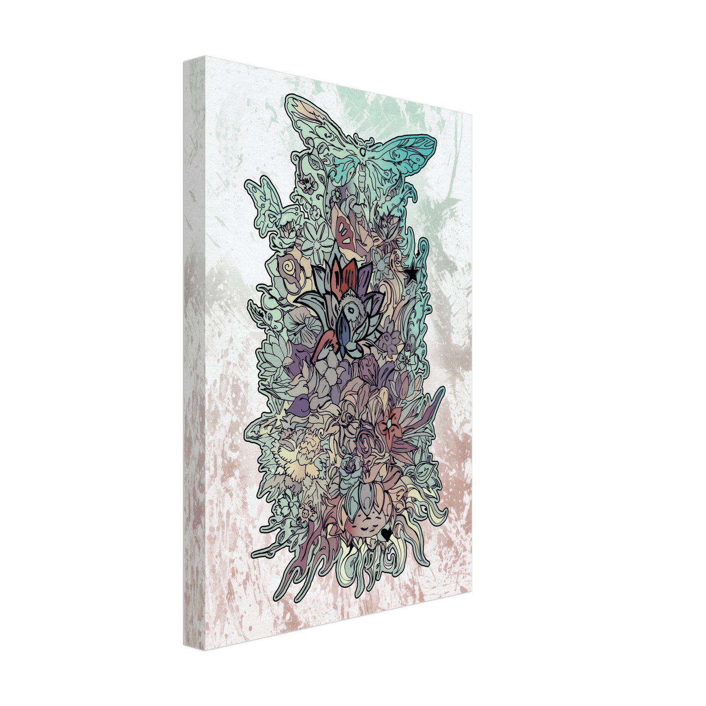 Flower Power (Light Edition) - Wall art Print Art Prints 30x45 cm / 12x18″ / Canvas