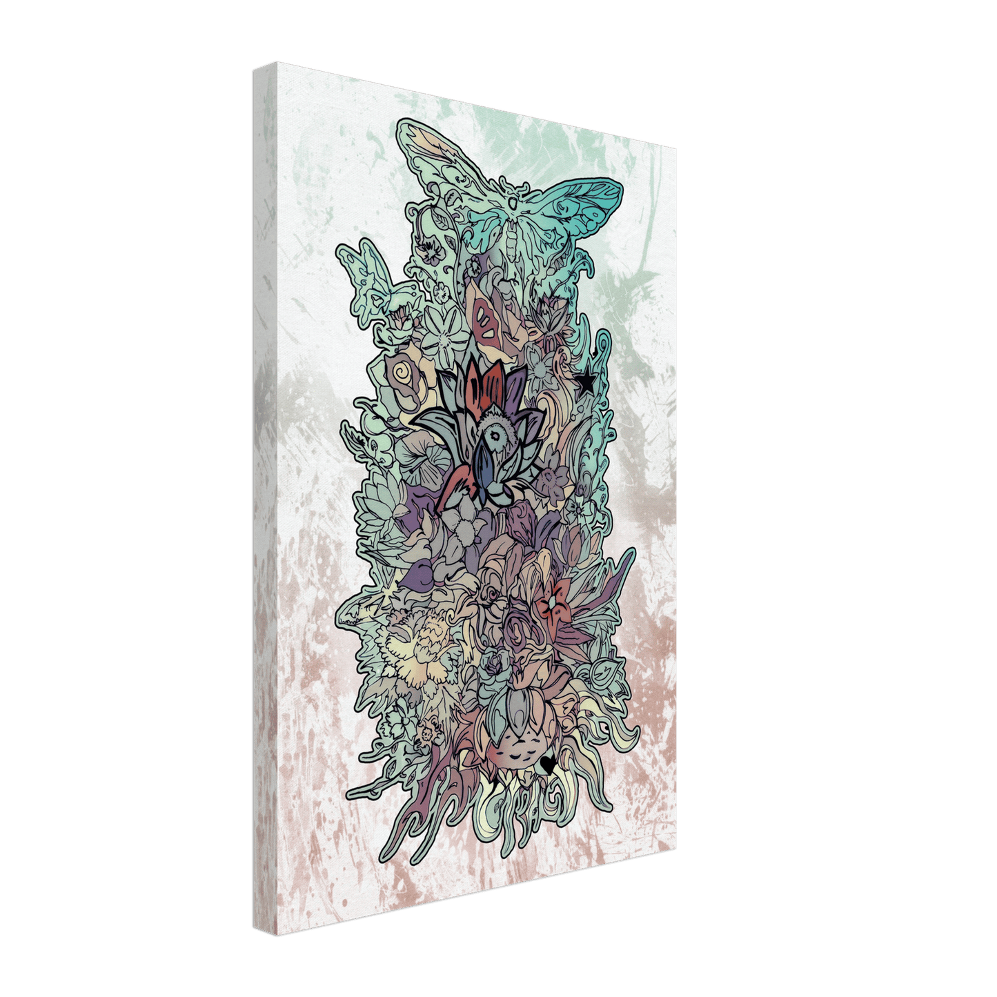 Flower Power (Light Edition) - Wall art Print Art Prints 40x60 cm / 16x24″ / Canvas