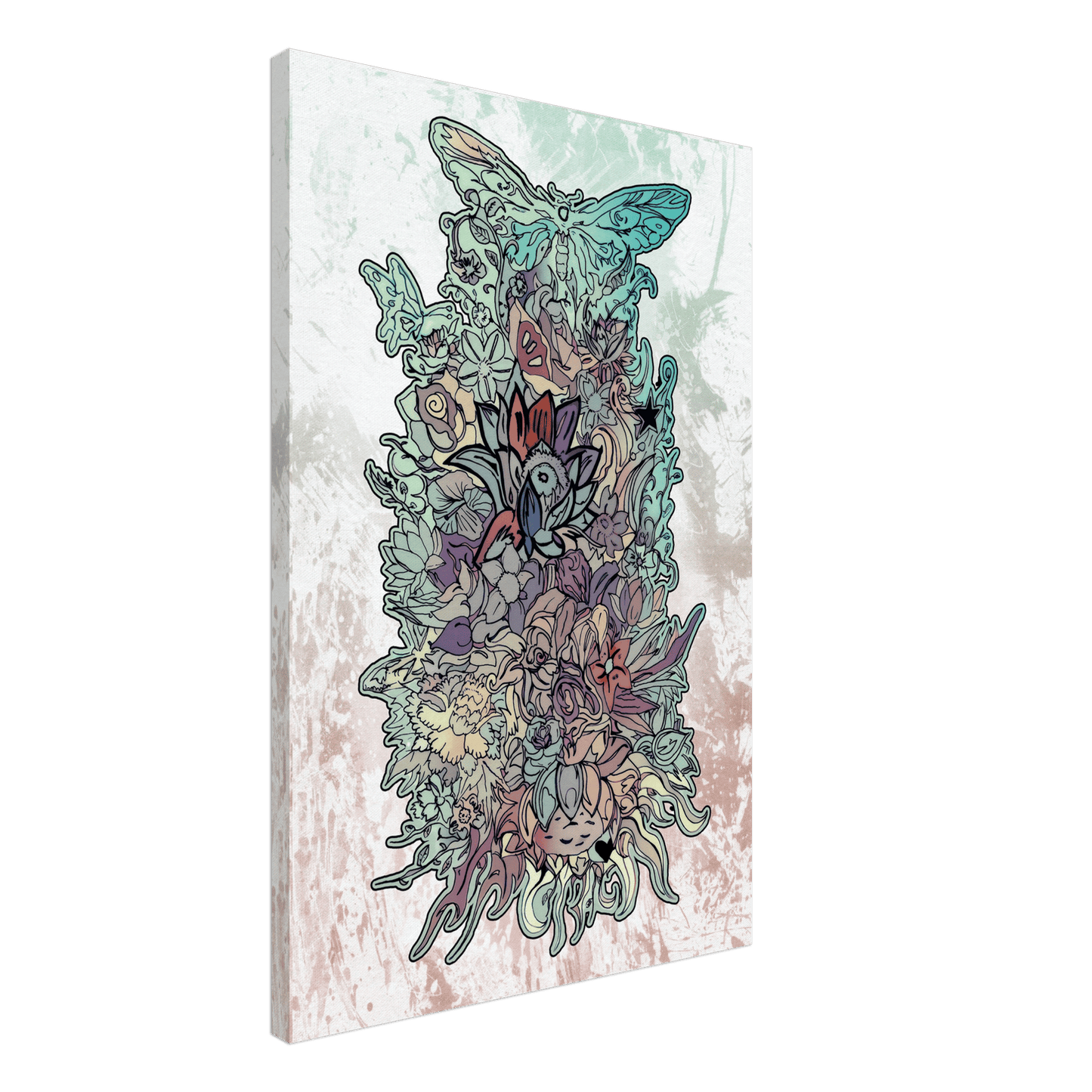 Flower Power (Light Edition) - Wall art Print Art Prints 60x90 cm / 24x36″ / Canvas