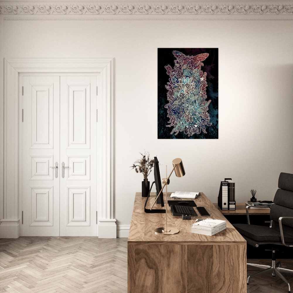 Flower Power (Night Edition) - Wall art Print Art Prints