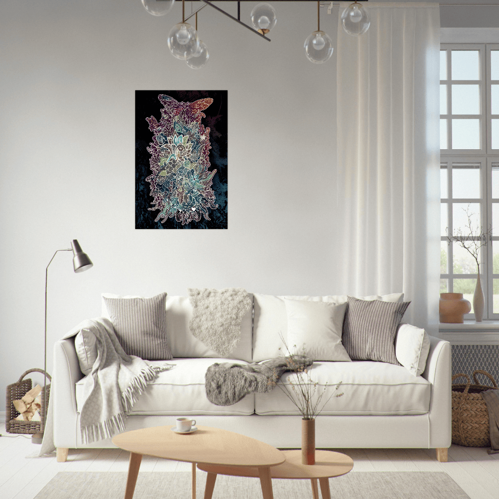 Flower Power (Night Edition) - Wall art Print Art Prints