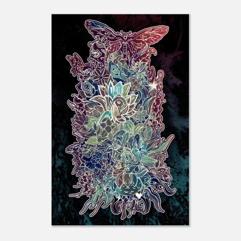 Flower Power (Night Edition) - Wall art Print Art Prints