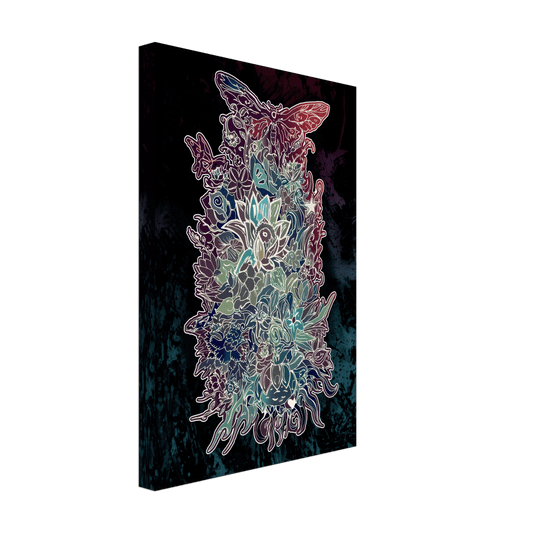 Flower Power (Night Edition) - Wall art Print Art Prints 30x45 cm / 12x18″ / Canvas