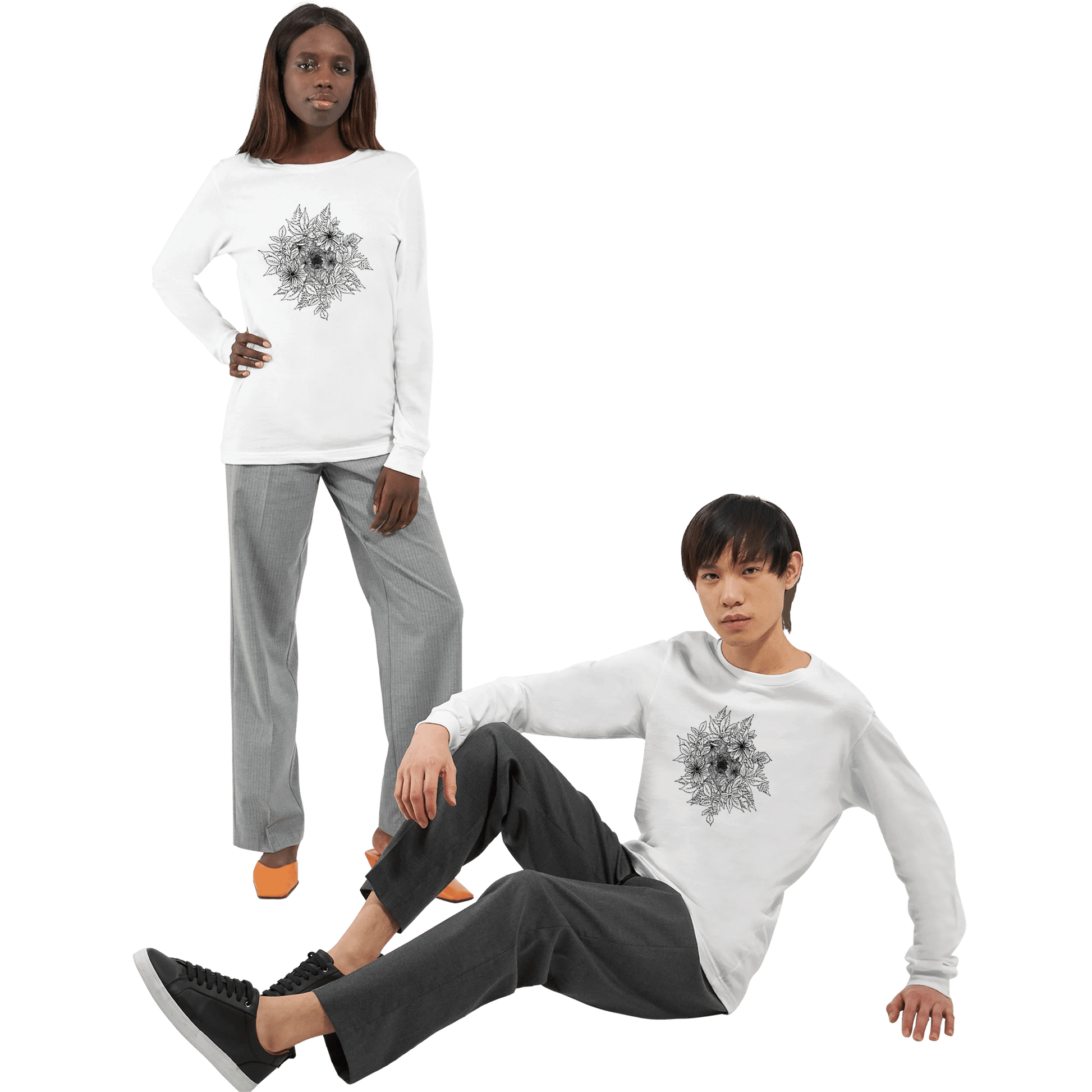 Flower Power - Premium Unisex Longsleeve T-shirt apparel