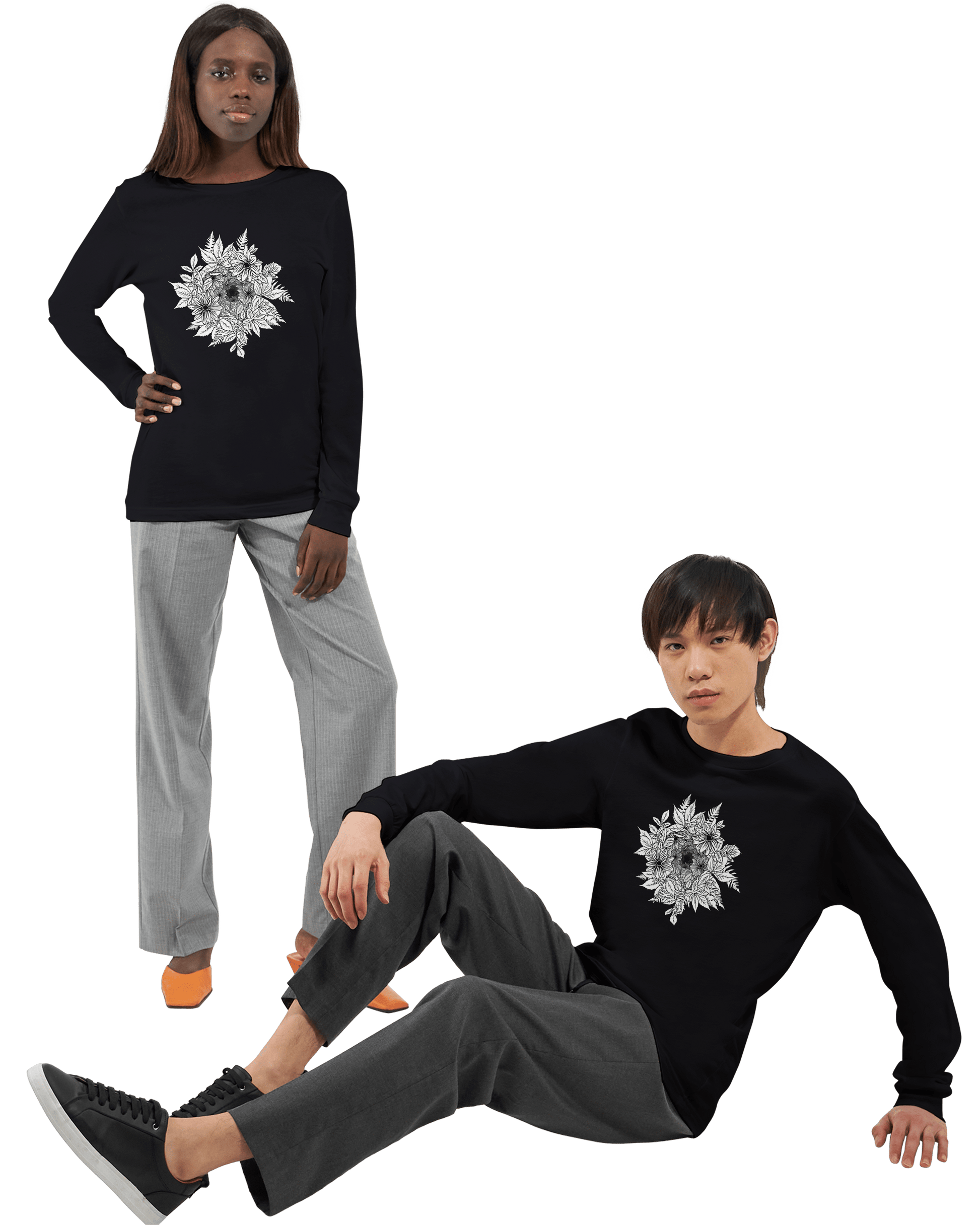 Flower Power - Premium Unisex Longsleeve T-shirt apparel