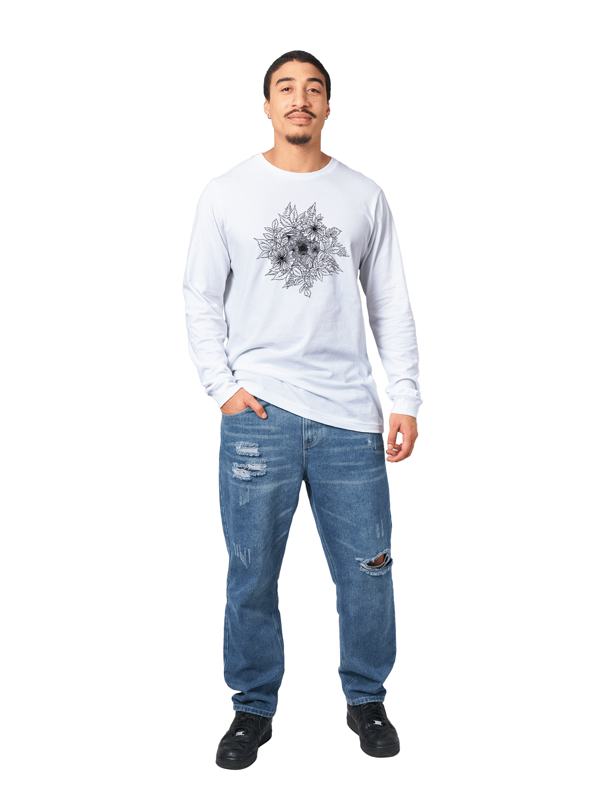 Flower Power - Premium Unisex Longsleeve T-shirt apparel