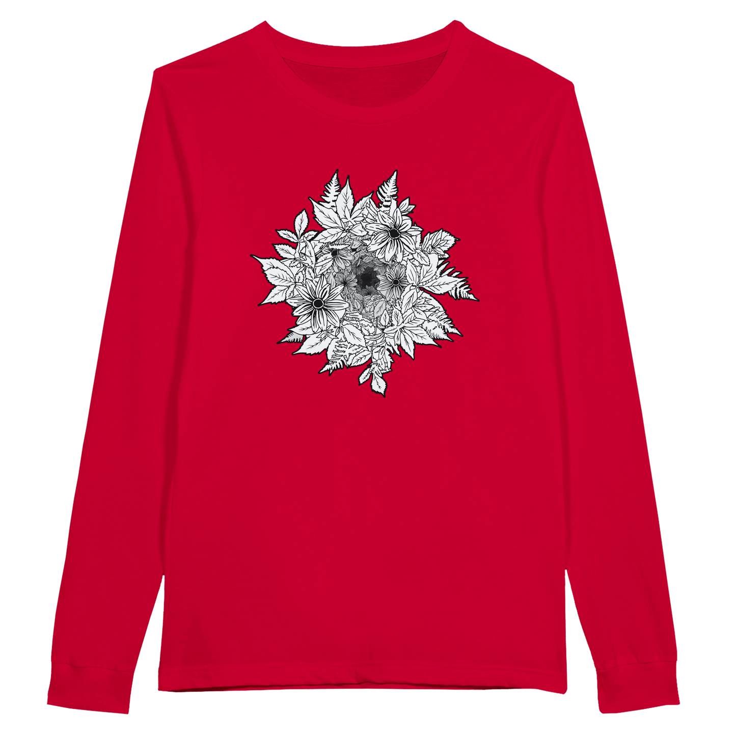 Flower Power - Premium Unisex Longsleeve T-shirt apparel Red / S